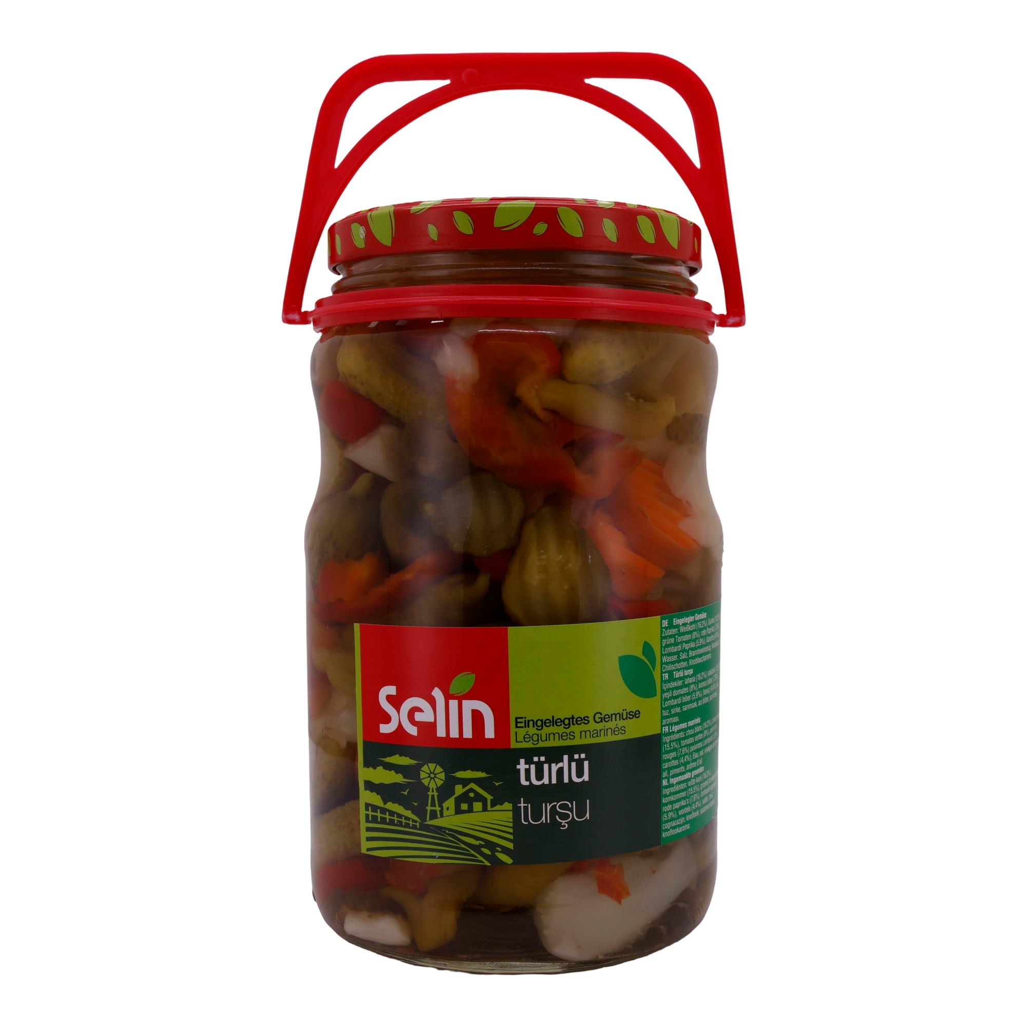 Gemüse Selin | Türlü Turşu | Gemischte eingelegte Gemüse | 1550g SELIN